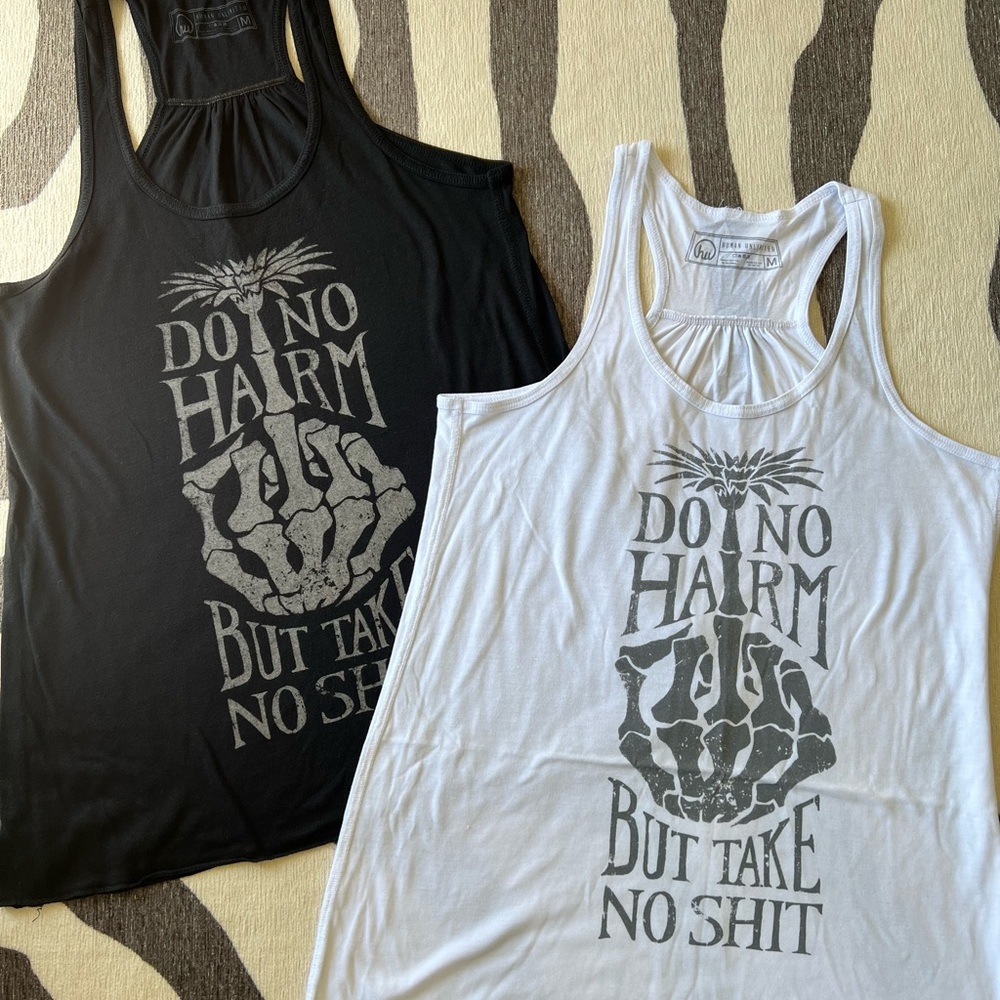 Bundle of 2 tank tops from Human Unlimited.